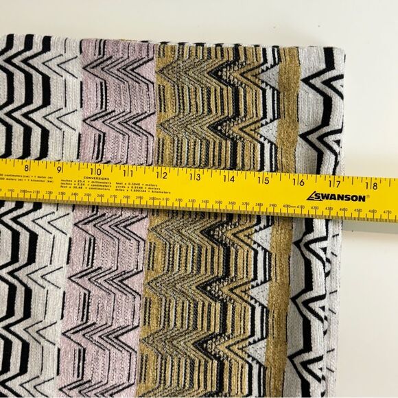 2 Rodeo Home Chenille Chevron Standard Pillow Shams 28x17 - Picture 7 of 7